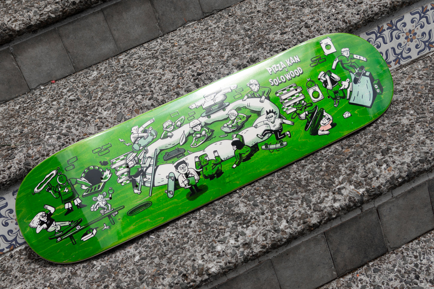 DIY BOARD - KAN X SOLOWOOD - GREEN