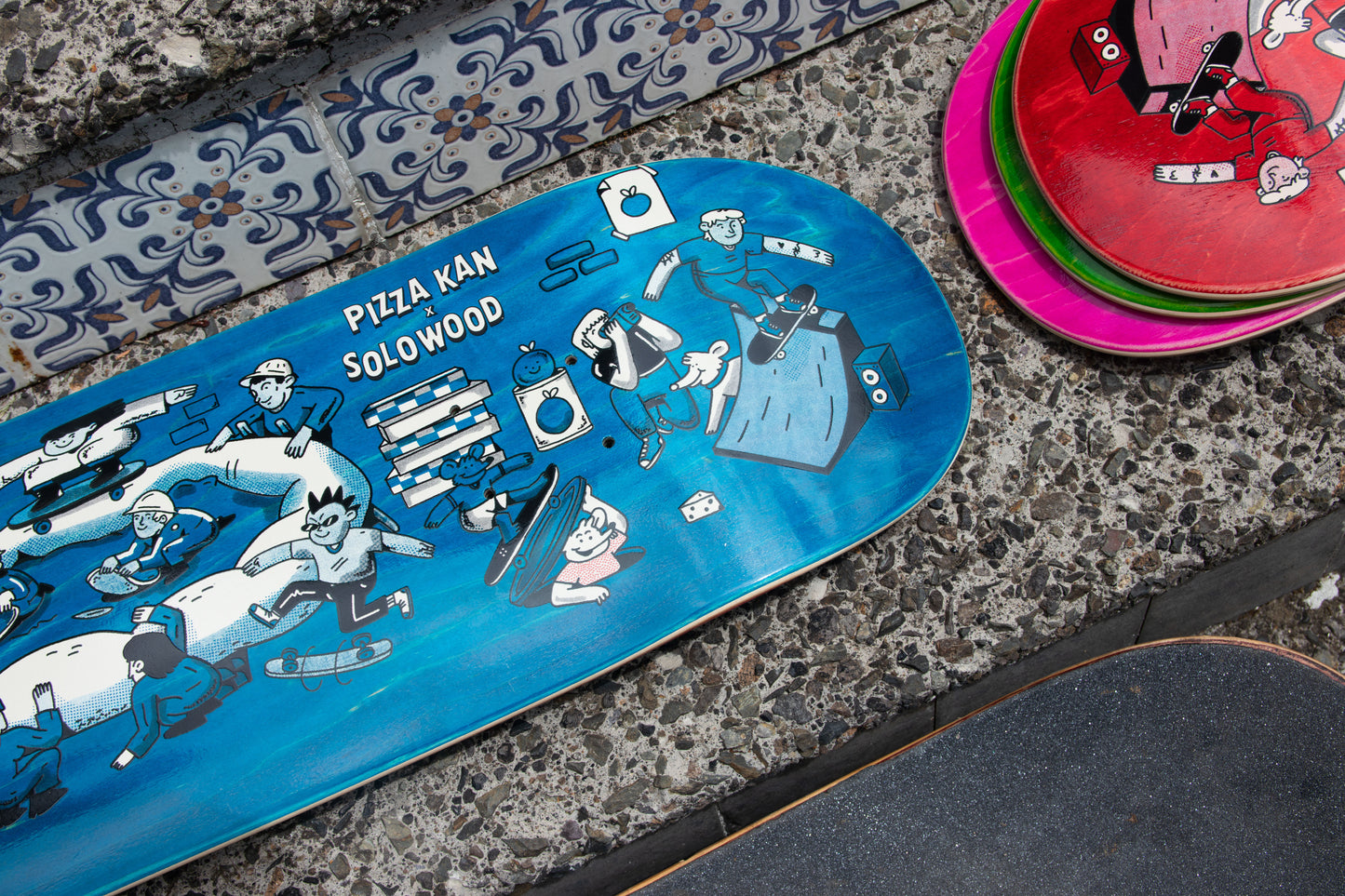 DIY BOARD - KAN X SOLOWOOD - BLUE