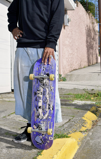 DIY BOARD - KAN X SOLOWOOD - PURPLE